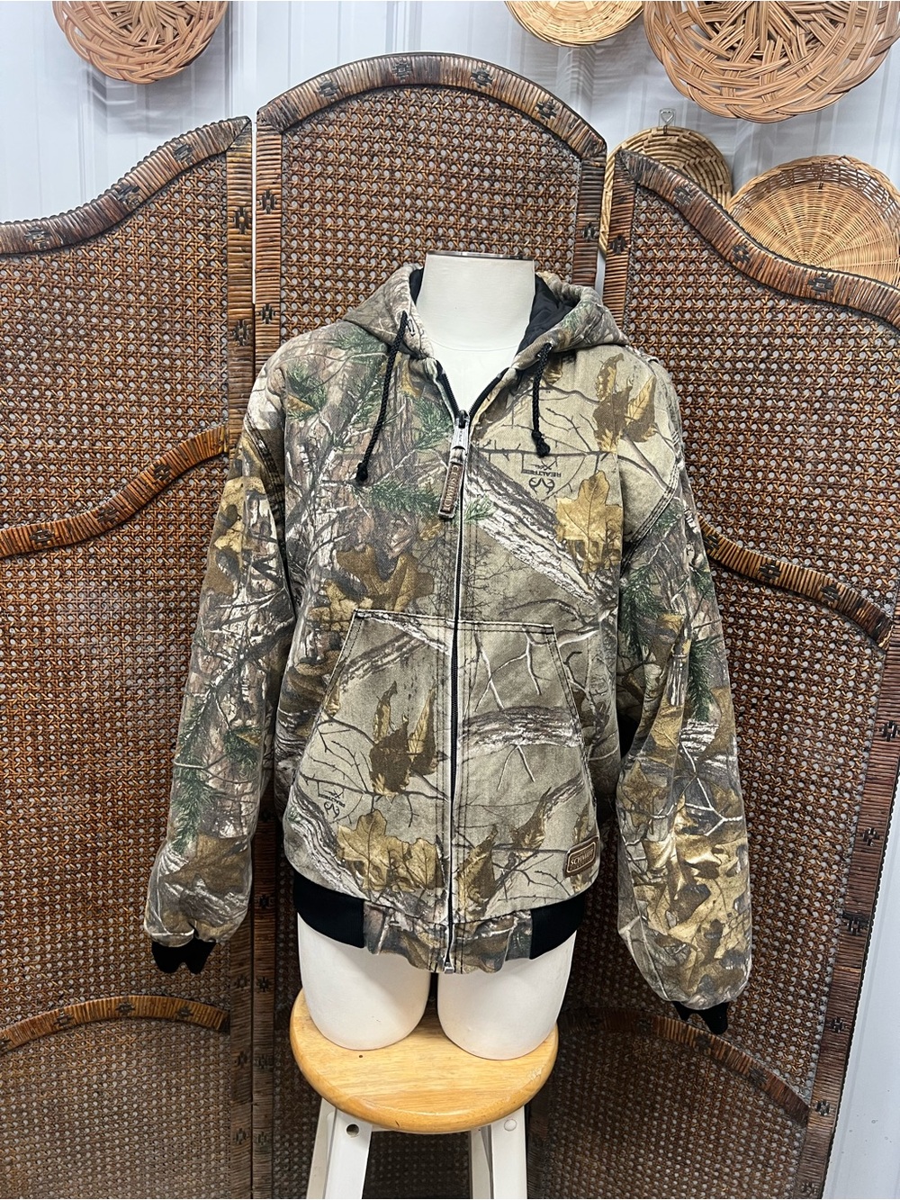 Camo insulated coat Schmidt real tree medium jacket